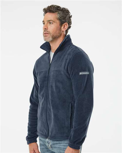 Columbia 212478 Men's Steens Mountain™ Full Zip 2.0 Jacket - Collegiate Navy - OnModelSide