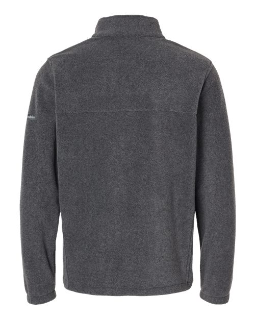 Columbia 212486 Men's Steens Mountain™ Fleece Half-Zip Pullover - Charcoal Heather - Back