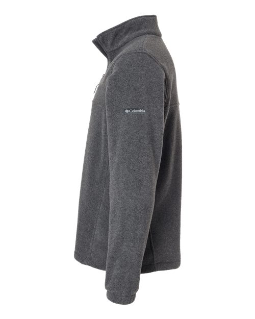 Columbia 212486 Men's Steens Mountain™ Fleece Half-Zip Pullover - Charcoal Heather - DirectSide