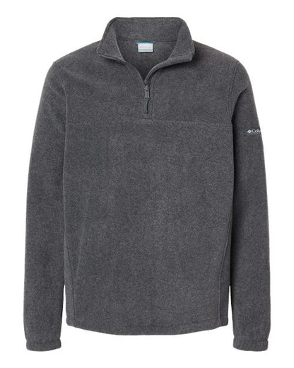 Columbia 212486 Men's Steens Mountain™ Fleece Half-Zip Pullover - Charcoal Heather - Front
