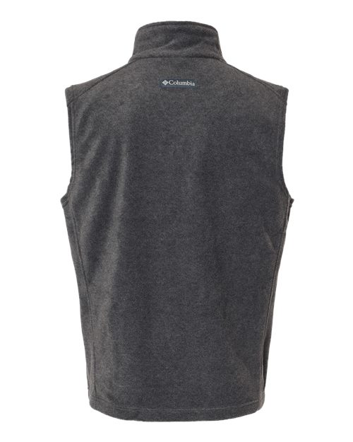 Columbia 212488 Men's Steens Mountain™ Vest - Charcoal Heather - Back