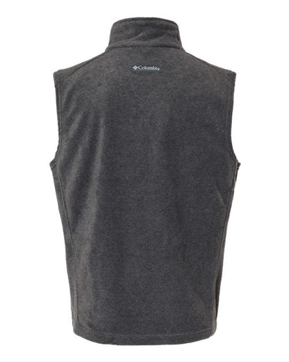 Columbia 212488 Men's Steens Mountain™ Vest - Charcoal Heather - Back