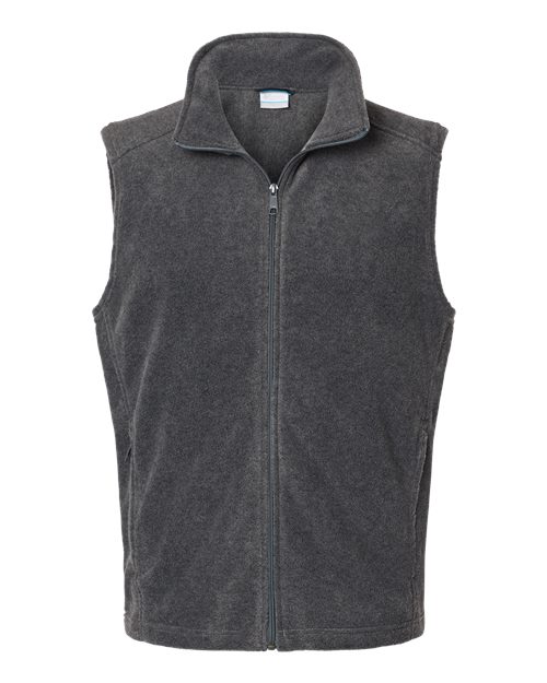 Columbia 212488 Men's Steens Mountain™ Vest - Charcoal Heather - Front