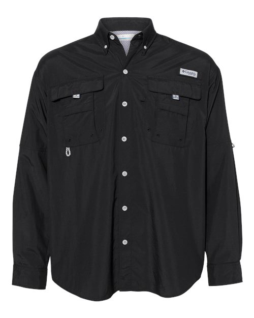 Columbia 212463 Men's PFG Bahama™ II Shirt - Black - Front