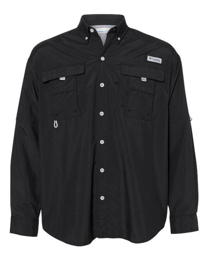 Columbia 212463 Men's PFG Bahama™ II Shirt - Black - Front
