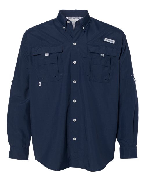 Columbia 212463 Men's PFG Bahama™ II Shirt - Collegiate Navy - Front