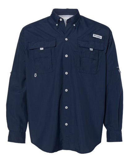 Columbia 212463 Men's PFG Bahama™ II Shirt - Collegiate Navy - Front