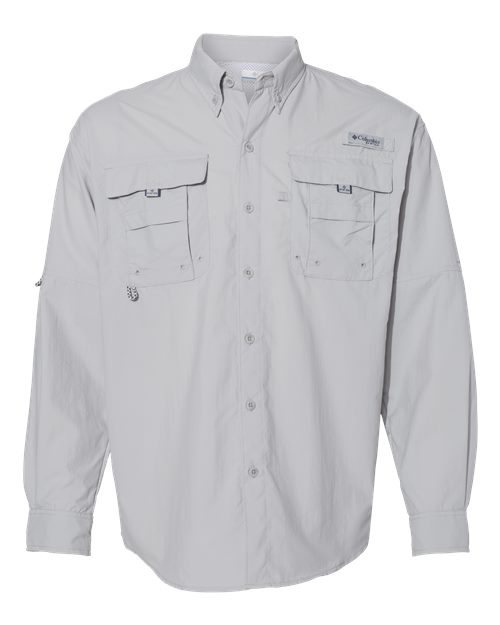 Columbia 212463 Men's PFG Bahama™ II Shirt - Cool Grey - Front