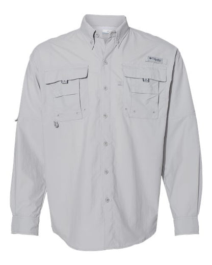 Columbia 212463 Men's PFG Bahama™ II Shirt - Cool Grey - Front