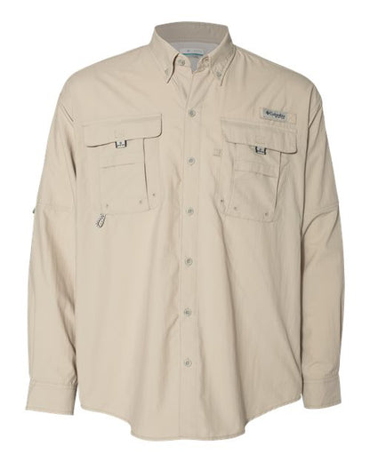 Columbia 212463 Men's PFG Bahama™ II Shirt - Fossil - Front