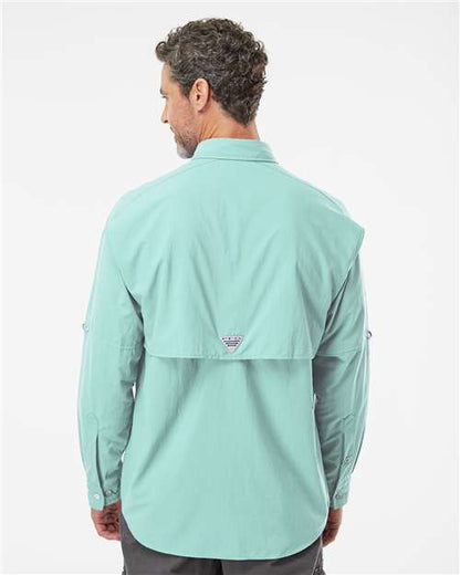 Columbia 212463 Men's PFG Bahama™ II Shirt - Gulf Stream - OnModelBack