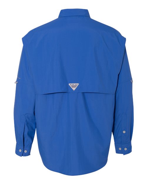 Columbia 212463 Men's PFG Bahama™ II Shirt - Vivid Blue - Back