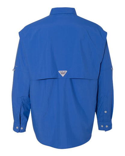 Columbia 212463 Men's PFG Bahama™ II Shirt - Vivid Blue - Back