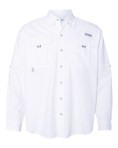 Columbia 212463 Men's PFG Bahama™ II Shirt - White - Front