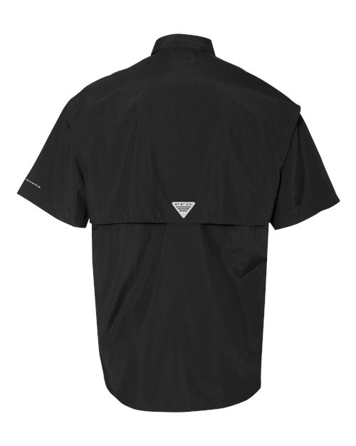Columbia 212464 Men's PFG Bahama™ II Short Sleeve Shirt - Black - Back