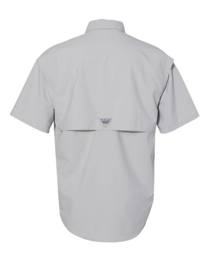 Columbia 212464 Men's PFG Bahama™ II Short Sleeve Shirt - Cool Grey - Back