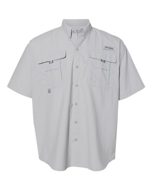 Columbia 212464 Men's PFG Bahama™ II Short Sleeve Shirt - Cool Grey - Front