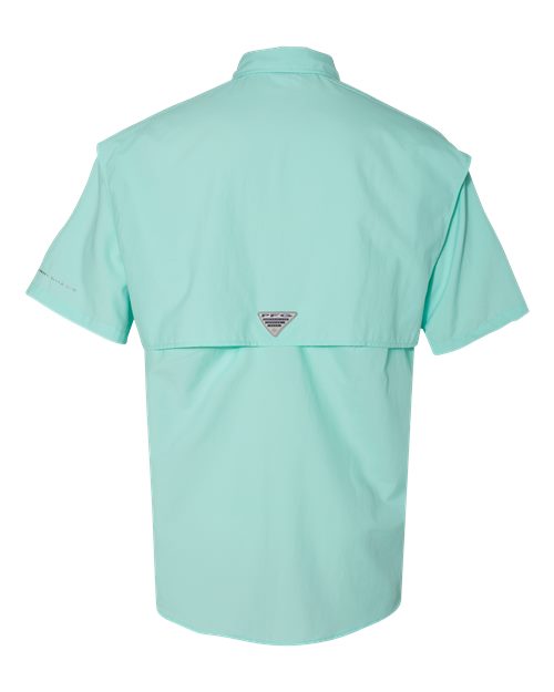 Columbia 212464 Men's PFG Bahama™ II Short Sleeve Shirt - Gulf Stream - Back