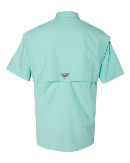 Columbia 212464 Men's PFG Bahama™ II Short Sleeve Shirt - Gulf Stream - Back