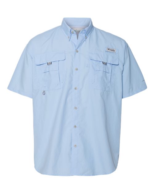 Columbia 212464 Men's PFG Bahama™ II Short Sleeve Shirt - Sail - Front