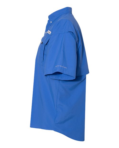 Columbia 212464 Men's PFG Bahama™ II Short Sleeve Shirt - Vivid Blue - DirectSide