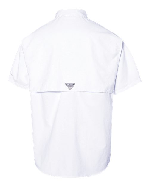 Columbia 212464 Men's PFG Bahama™ II Short Sleeve Shirt - White - Back