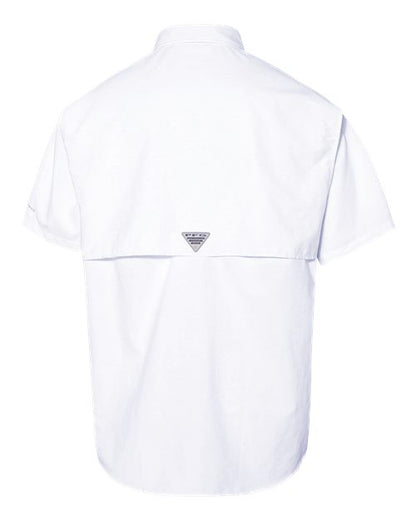 Columbia 212464 Men's PFG Bahama™ II Short Sleeve Shirt - White - Back