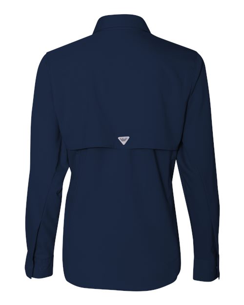 Columbia 212465 Women's PFG Tamiami™ II Shirt - Collegiate Navy - Back