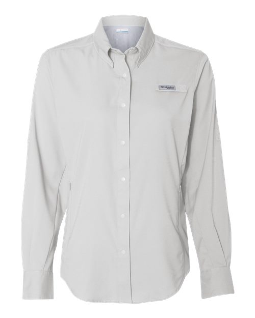 Columbia 212465 Women's PFG Tamiami™ II Shirt - Cool Grey - Front