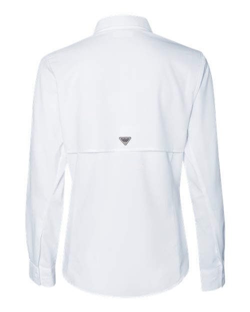 Columbia 212465 Women's PFG Tamiami™ II Shirt - White - Back
