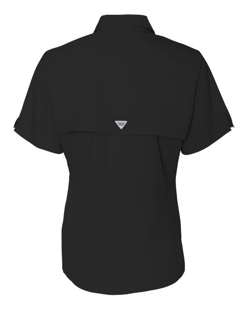 Columbia 212466 Women's PFG Tamiami™ II Short Sleeve Shirt - Black - Back