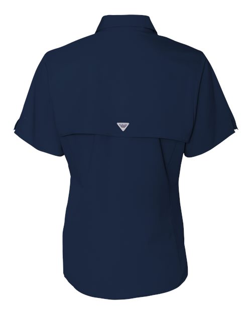 Columbia 212466 Women's PFG Tamiami™ II Short Sleeve Shirt - Collegiate Navy - Back