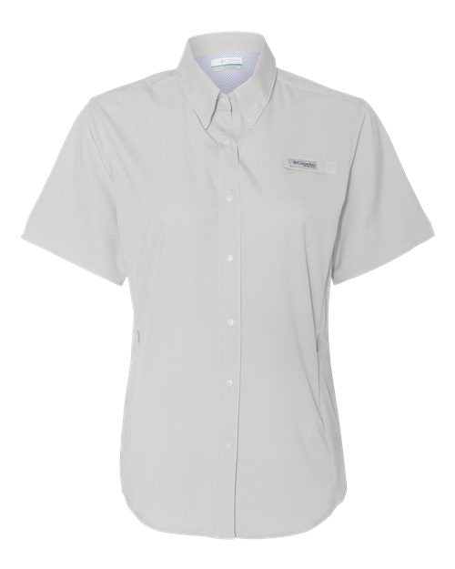 Columbia 212466 Women's PFG Tamiami™ II Short Sleeve Shirt - Cool Grey - Front