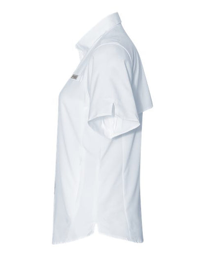 Columbia 212466 Women's PFG Tamiami™ II Short Sleeve Shirt - White - DirectSide