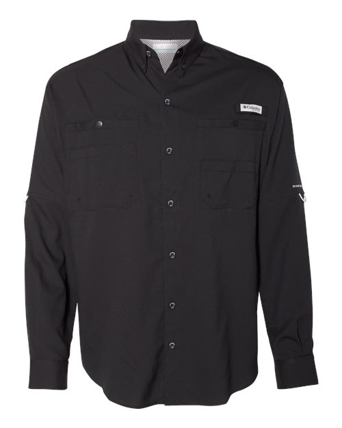 Columbia 212467 Men's PFG Tamiami™ II Shirt - Black - Front