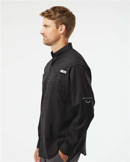 Columbia 212467 Men's PFG Tamiami™ II Shirt - Black - OnModelSide