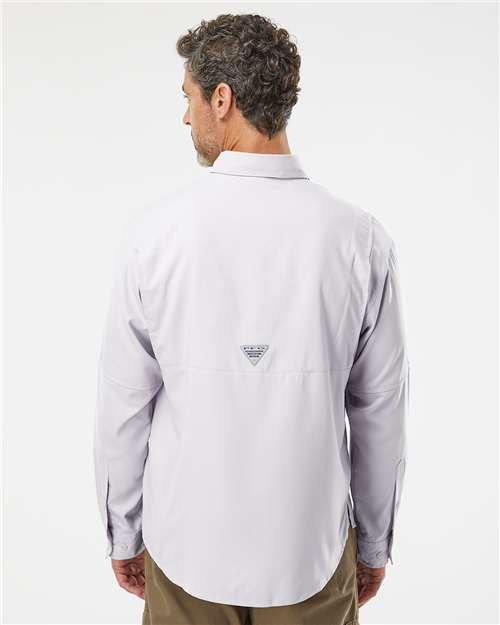 Columbia 212467 Men's PFG Tamiami™ II Shirt - Cool Grey - OnModelBack
