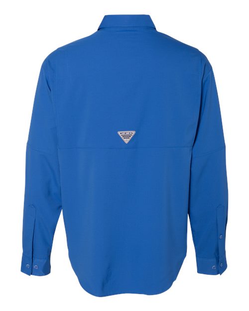Columbia 212467 Men's PFG Tamiami™ II Shirt - Vivid Blue - Back
