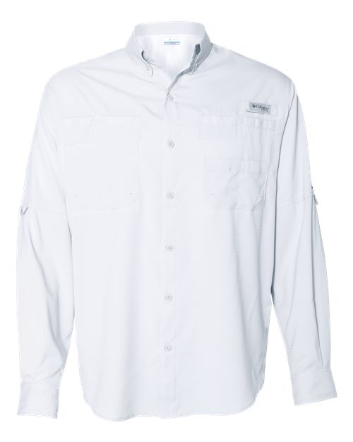 Columbia 212467 Men's PFG Tamiami™ II Shirt - White - Front