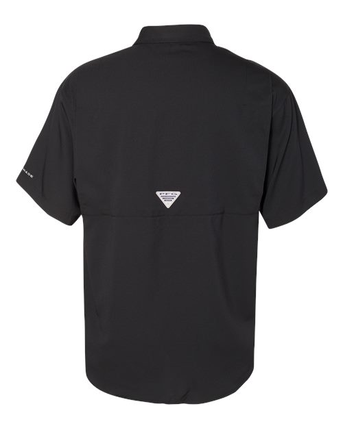 Columbia 212468 Men's PFG Tamiami™ II Short Sleeve Shirt - Black - Back