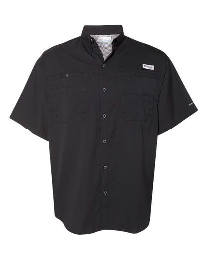 Columbia 212468 Men's PFG Tamiami™ II Short Sleeve Shirt - Black - Front