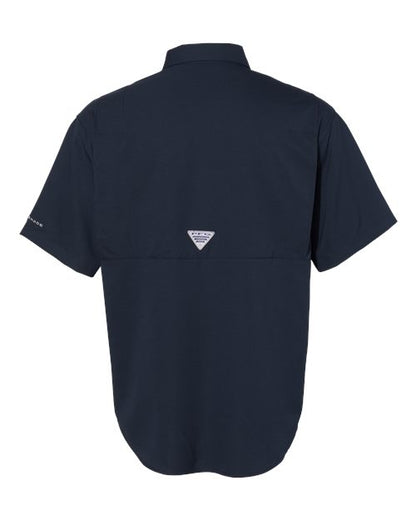 Columbia 212468 Men's PFG Tamiami™ II Short Sleeve Shirt - Collegiate Navy - Back