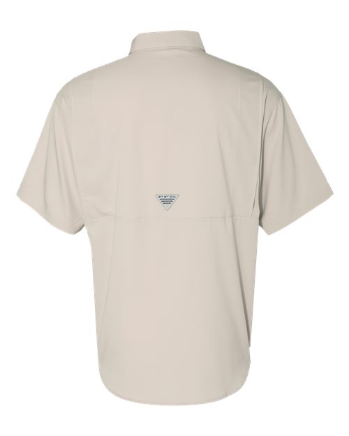 Columbia 212468 Men's PFG Tamiami™ II Short Sleeve Shirt - Fossil - Back
