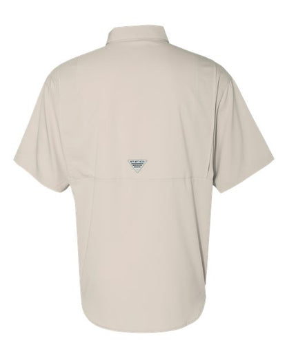 Columbia 212468 Men's PFG Tamiami™ II Short Sleeve Shirt - Fossil - Back