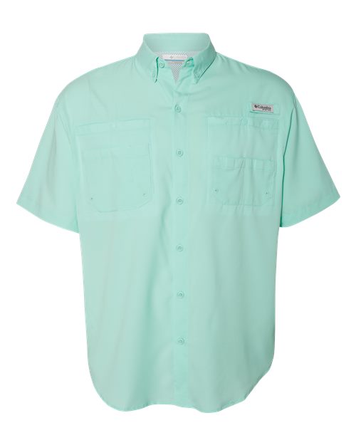 Columbia 212468 Men's PFG Tamiami™ II Short Sleeve Shirt - Gulf Stream - Front