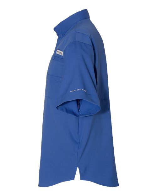 Columbia 212468 Men's PFG Tamiami™ II Short Sleeve Shirt - Vivid Blue - DirectSide