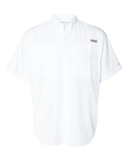 Columbia 212468 Men's PFG Tamiami™ II Short Sleeve Shirt - White - Front