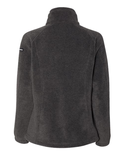 Columbia 212470 Women’s Benton Springs™ Fleece Full-Zip Jacket - Charcoal Heather - Back