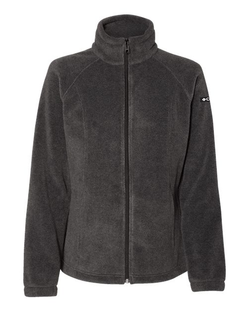 Columbia 212470 Women’s Benton Springs™ Fleece Full-Zip Jacket - Charcoal Heather - Front