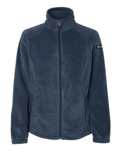 Columbia 212470 Women’s Benton Springs™ Fleece Full-Zip Jacket - Columbia Navy - Front